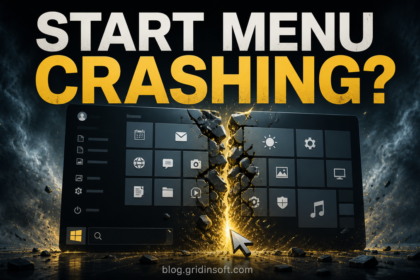 Start menu crashing as the Windows panel splits apart