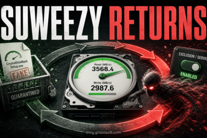 Trojan:Win32/Suweezy returning after a fake benchmark download is quarantined.
