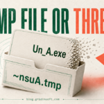 Un_A.exe temporary NSIS uninstaller copy dissolving from a ~nsuA.tmp folder while a return arrow marks suspicious recurrence.