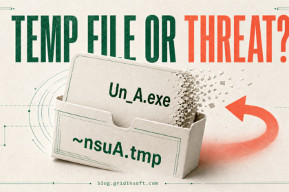 Un_A.exe temporary NSIS uninstaller copy dissolving from a ~nsuA.tmp folder while a return arrow marks suspicious recurrence.