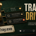 A control lever separating the VGTray.exe tray app from Vanguard service and driver layers.