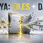 Vitya ransomware splitting locked .vitek files from browser and account data.