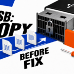 USB drive locked against writes while readable files follow a safe copy path