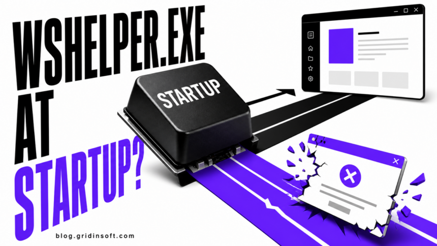 WSHelper.exe startup key splitting into a normal app route and a broken error window