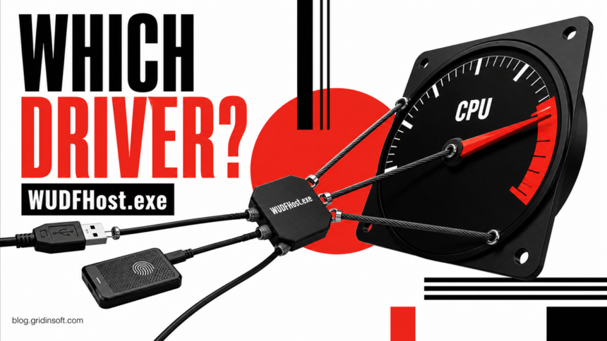 WUDFHost.exe High CPU: Find the Driver and Fix It 1 WUDFHost.exe connected device drivers pulling a CPU gauge toward overload