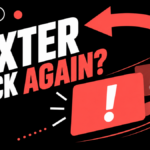 BOXTER BACK AGAIN? with an alert card following a return arrow.