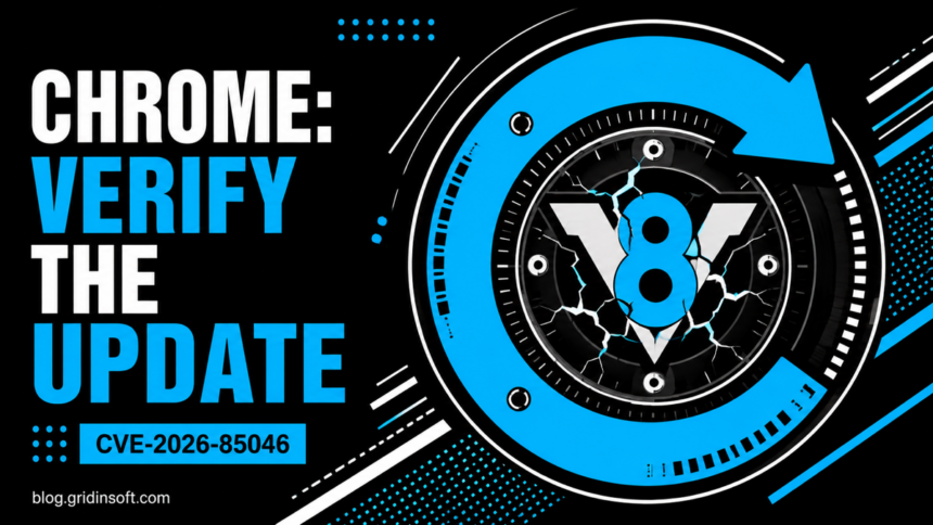 A large update dial seals a V8 browser breach linked to CVE-2026-85046.