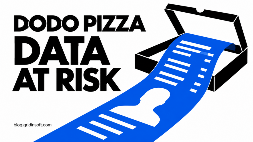 Dodo Pizza Cyberattack Puts Customer Addresses and Order Details at Risk 1 A delivery box opens into an order slip representing personal data at risk.