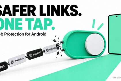 Web Protection for Android helps block dangerous domains