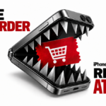 Folding phone becomes a trap around a shopping voucher: fake preorder, real attack.