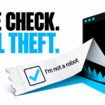 A counterfeit CAPTCHA ticket leads into a terminal trap.
