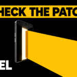 A yellow patch closes an opening in a Pixel phone