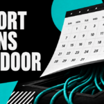 A calendar opens into a hidden doorway, illustrating the RedC2 package import risk.