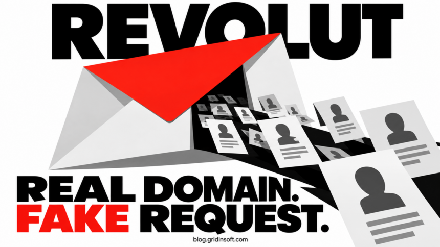 Identity records pass through an envelope used as an open door.