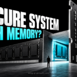 Large RAM modules form walls around a cyan protected memory compartment.