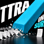 A cyan eraser destroys a paper trail while one record remains standing.