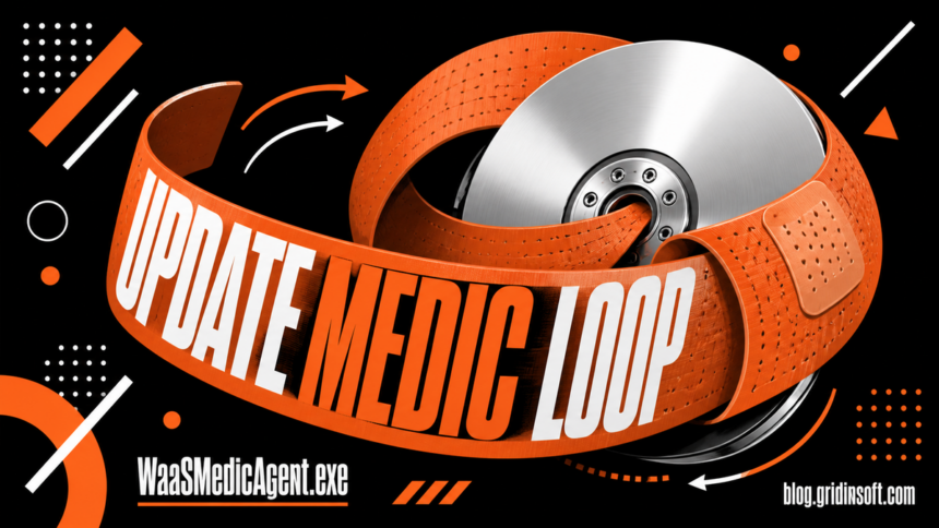 WaaSMedicAgent.exe Windows Update repair loop causing high disk activity