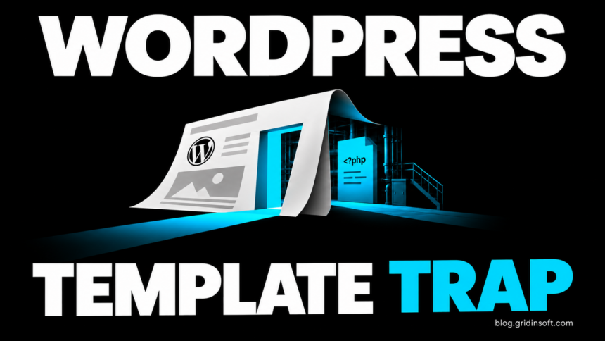 A WordPress page opens a doorway to a PHP file.