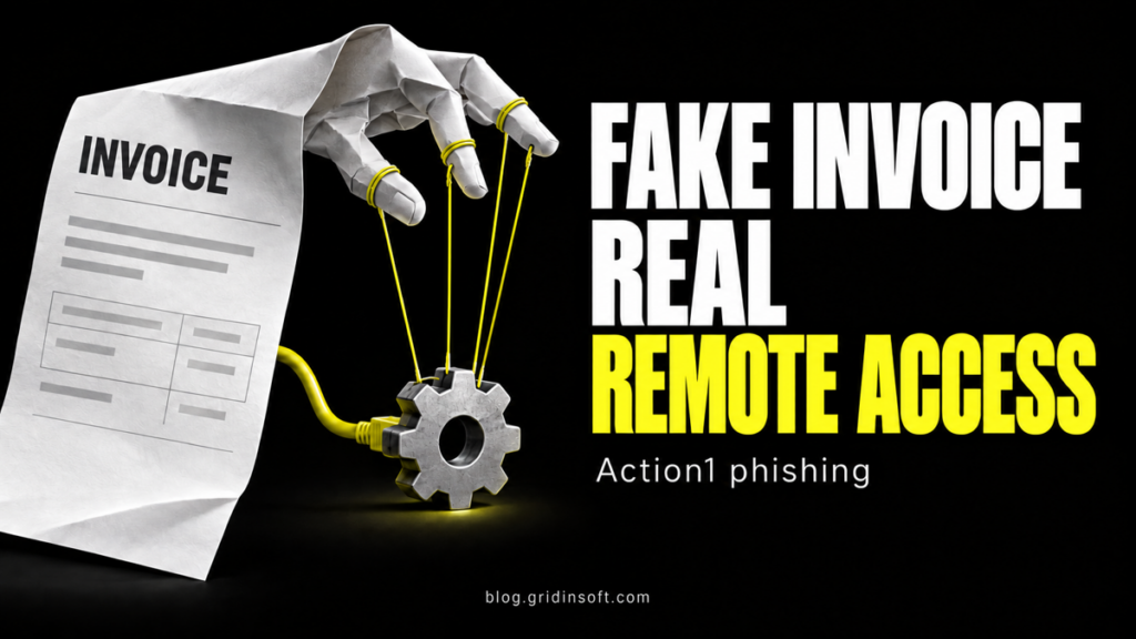 Invoice conceals remote access