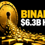 Gold vault leaking tokens beside Binance $6.3B heist headline