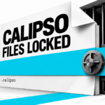A document marked .calipso forms a locked archive door.