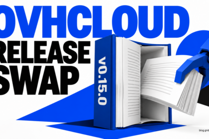 OVHcloud release book with its version label unchanged while its pages are exchanged.