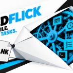 An invitation envelope opens a Windows task mechanism